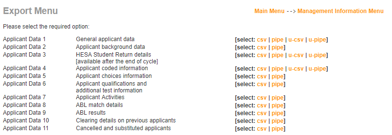 web-link applicant data 9 screenshot