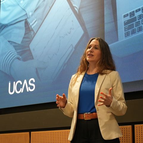 Sam Sykes at UCAS conference