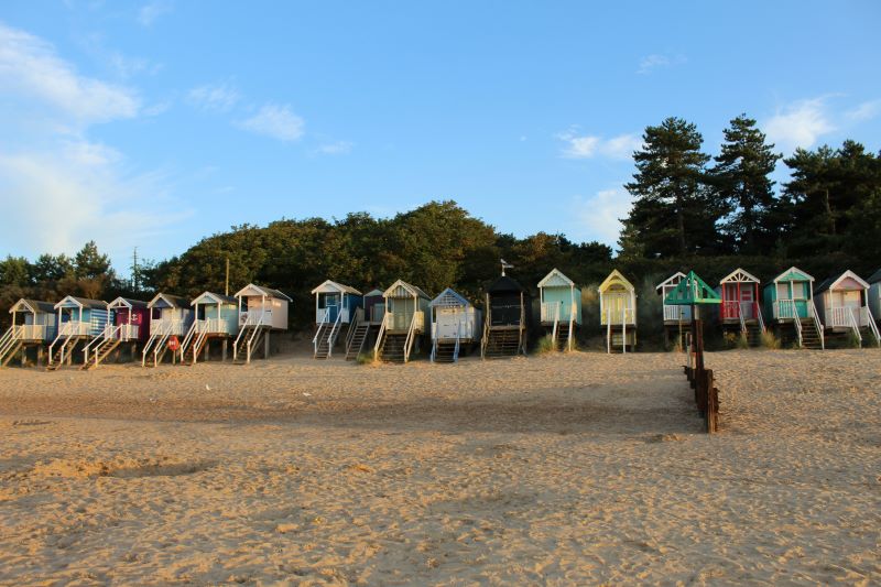 Beach huts at Wells-next-the-Sea