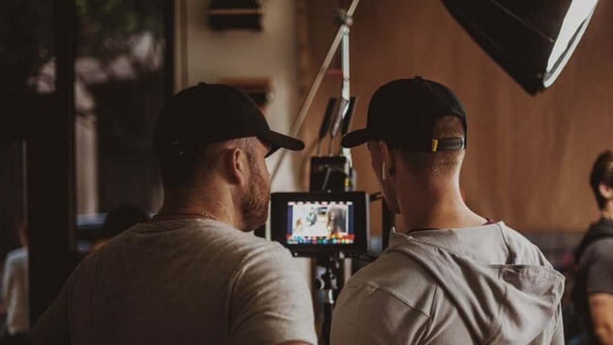 Film directors at work 