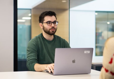 BCU student studying