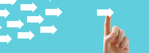 Arrows directing right