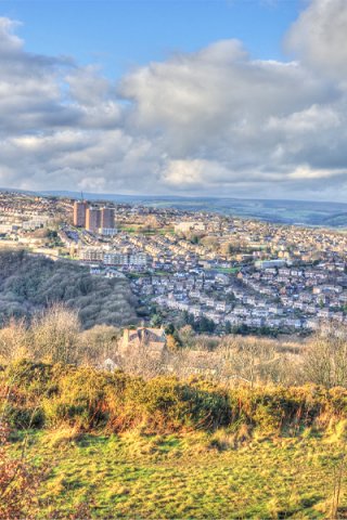 South Yorkshire from above