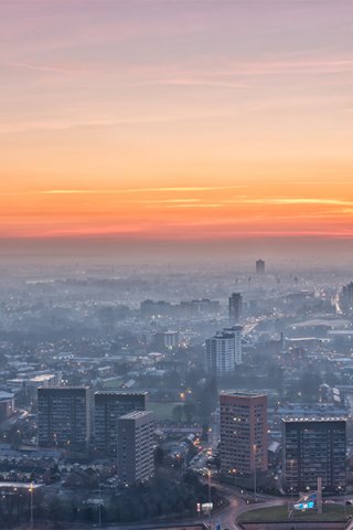 Manchester city view at night